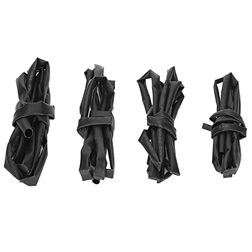 Fydun Wärmeschrumpfschläuche -Set Polyolefin 4 Größen 1 Meter Länge Industrielle Stecker Isolationsdrahtendbehandlung von Fydun