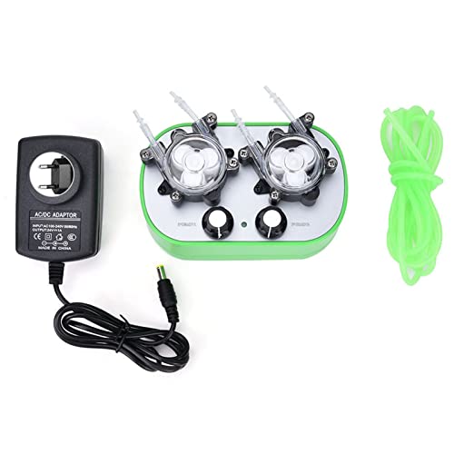 G728 2 Peristaltische Pumpe Automatisch Selbst Priming DC Motor 24 V Doppelkopf Stepless Geschwindigkeitsregulierung für den Haushaltsgebrauch (Plastik 6) von Fydun
