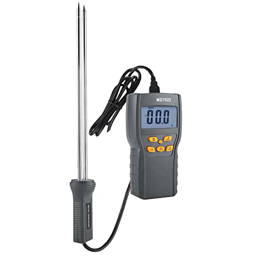 Getreide Feuchtemessgerät, Fydun Tragbar Feuchtigkeitsmessgeräte Digital LCD Display Feuchtetester Smart Sensor für Mais Weizen Reis Bohnen Weizen Paddy von Fydun