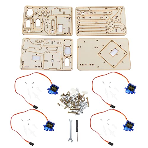 Holzroboter -Mechanikarm SG90 Servo für RPI SNAM1500 4 Dof Robot Kit Mechanische Holzklemme Holzroboter -Mechanikarm SG90 Servo für RPI SNAM1500 4 Dof Robot Kit Mechanische Holzklemme von Fydun