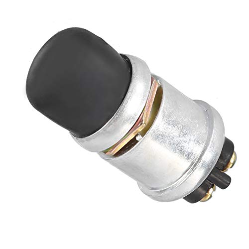 Hupen Schalter, Fydun 2Pin 12V 20A Motorrad Wasserdicht Push Button Horn Schalter Universal Druckknopf Motorstart Heavy Duty Schalter für Auto Boot Fahrrad von Fydun