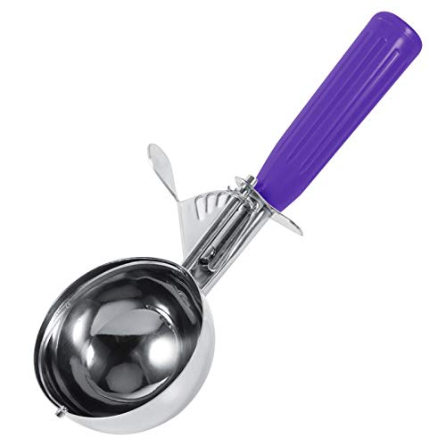 Ice Cream Scoop Dishers Löffel Cookie Scoop Icecream Scooper Teig-Cupcake-Spender in Lebensmittelqualität Home Restaurant Kitchen Tool(4.2CM-Lila) von Fydun