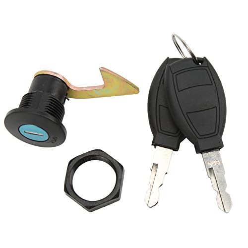 Motorrad-Kofferraumschloss, Fydun Universal Scooter Fitting Tail Lock Aluminium Kunststoff für Aufbewahrungskoffer für Elektromotorräder(#3) von Fydun