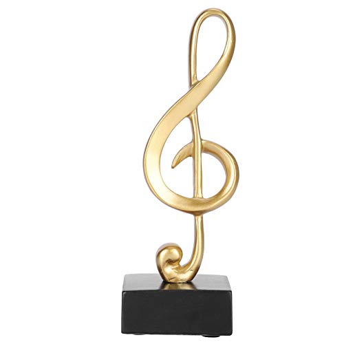 Musik Note Statue Skulptur Figur Symbol Harz Ornamente Dekoration für Home Office Schreibtisch für Geschenk Souvenirs von Fydun