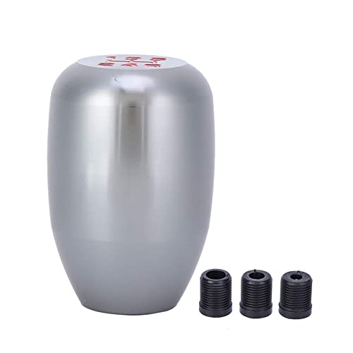 Fydun Schalthebel Universal 5 Gang Automatik Schaltknauf Gear Shift Knob mit 3 Adaptern 8mm/10 mm/ 12mm Auto Innenausstattung(Titan) von Fydun