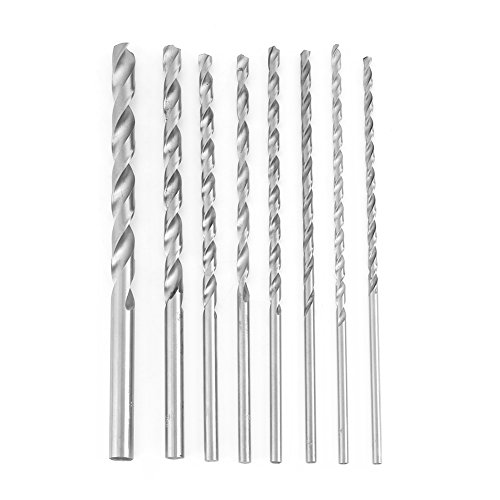 Fydun Spiralbohrer 8 Stück Extralange HSS Zylinderschaft Spiral Bohrer 4-10mm Hex Mehrzweckbohrer für Holz Fydun Spiralbohrer 8 Stück Extralange HSS Zylinderschaft Spiral Bohrer 4-10mm Hex Mehrzweckbohrer für Holz von Fydun