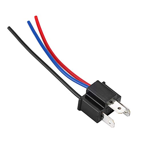 Steckerbuchse , H4 Stecker Kopf Verlängerung Stecker Buchse mit Kabelbaum Robust Kabelstecker für Scheinwerfer Reparatur Lampe Kabelbaum Stecker Drahtbuchse von Fydun