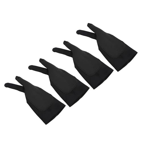 4 Stück Rechts- und Linkshänder-Handschuhe für Grafiktabletts, Doppellagige Handflächenabweisung, Zeichenhandschuhe, Atmungsaktive Tablet-Handschuhe für Kleine Hände von von Fyearfly