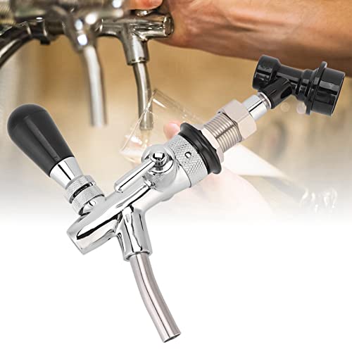 Einstellbarer Bierhahn, Edelstahl Adjustable Bier Hahn, Verstellbarer Bierhahn Wasserhahn Keg Bier Homebrewing Zapfhahn mit Ball Lock Flüssigkeitstrennung für Bars, Hotels, Restaurants Einstellbarer Bierhahn, Edelstahl Adjustable Bier Hahn, Verstellbarer Bierhahn Wasserhahn Keg Bier Homebrewing Zapfhahn mit Ball Lock Flüssigkeitstrennung für Bars, Hotels, Restaurants von Fyearfly