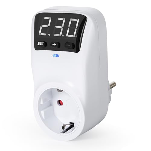 Eu-Schutzkontaktsteckdose, Ac230V 16A Einstellbarer Über- Und Unterspannungsschutz Mit Automatischer Unterbrechung Eu-Steckeradapter, Für Haushaltsgeräte, Elektrische Systeme von Fyearfly
