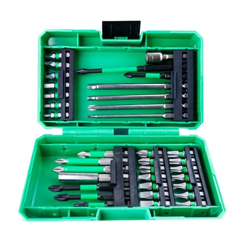 Fyearfly 35-teiliges Bohrer-Set für Holz, Metall, Zement, Schlagschrauber und Schraubendreher-Bits, robuster Aufbewahrungskoffer im Lieferumfang enthalten Fyearfly 35-teiliges Bohrer-Set für Holz, Metall, Zement, Schlagschrauber und Schraubendreher-Bits, robuster Aufbewahrungskoffer im Lieferumfang enthalten von Fyearfly