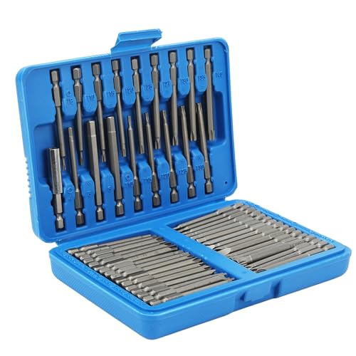 Fyearfly 50-teiliges extra langes Sicherheits-Bit-Set – verschiedene Größen für schwer zugängliche Schrauben, erschwingliche Qualität Fyearfly 50-teiliges extra langes Sicherheits-Bit-Set – verschiedene Größen für schwer zugängliche Schrauben, erschwingliche Qualität von Fyearfly
