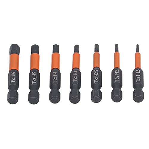 Fyearfly 7-teiliges magnetisches Sechskant-Bit-Set – Stahl-Stecknuss für effizientes Schrauben von Fyearfly