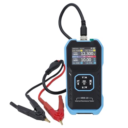 Fyearfly Batteriekapazitätstester, Digitaler Batterieanalysator 0 - ± 100 -V -Spannungstester 0‑200 Ω Interner Widerstand und Kapazitätsprüfer, für Batterieprüfungen Fyearfly Batteriekapazitätstester, Digitaler Batterieanalysator 0 - ± 100 -V -Spannungstester 0‑200 Ω Interner Widerstand und Kapazitätsprüfer, für Batterieprüfungen von Fyearfly