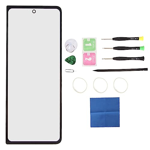 Fyearfly Bildschirm Ersatz Kit für Samsung Galaxy Z Fold 4 5G F936 Fix Rissiges Glas Inklusive Reparaturwerkzeuge und OCA Kleber Erschwingliche Lösung von Fyearfly