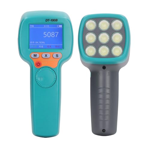 Fyearfly Blitz-Drehzahlmesser, 60-999999 U/min Digitales Stroboskop Handheld-Akku-Drehzahlmesser LED-Blitz-Stroboskop Drehzahlmesser Tachometer, für Motor und Lüfter Fyearfly Blitz-Drehzahlmesser, 60-999999 U/min Digitales Stroboskop Handheld-Akku-Drehzahlmesser LED-Blitz-Stroboskop Drehzahlmesser Tachometer, für Motor und Lüfter von Fyearfly