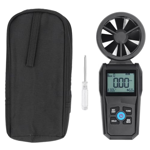 Fyearfly Digitales Anemometer, Multifunktionswindgeschwindigkeitsmesser Hohe Genauigkeit 180 Grad Rotation Lüfter LCD -Luftstrom -Messgerät+Temperatur+Luftfeuchtigkeitsmessung Fyearfly Digitales Anemometer, Multifunktionswindgeschwindigkeitsmesser Hohe Genauigkeit 180 Grad Rotation Lüfter LCD -Luftstrom -Messgerät+Temperatur+Luftfeuchtigkeitsmessung von Fyearfly