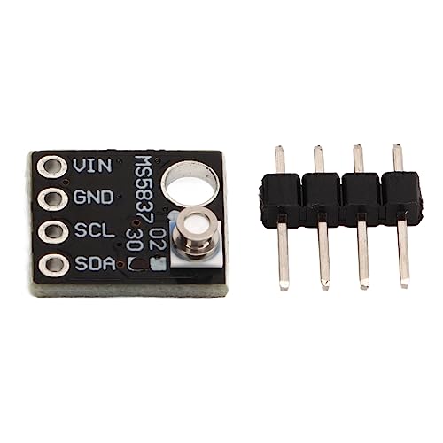 Fyearfly Drucksensormodul 24 Bit 0-30 Bar wasserdichte Gasflüssigkeitsdrucksensorplatine GY-MS5837 30Ba Drucksensormodul GY-MS5837 30Ba Flüssigkeitsdrucksensor von Fyearfly