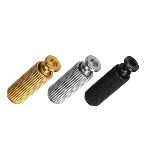 Fyearfly E-Gitarren-Tremolo-Stegbolzen, 8 mm, Metallanker-Schrauben, 2 Stück, goldfarben Fyearfly E-Gitarren-Tremolo-Stegbolzen, 8 mm, Metallanker-Schrauben, 2 Stück, goldfarben von Fyearfly