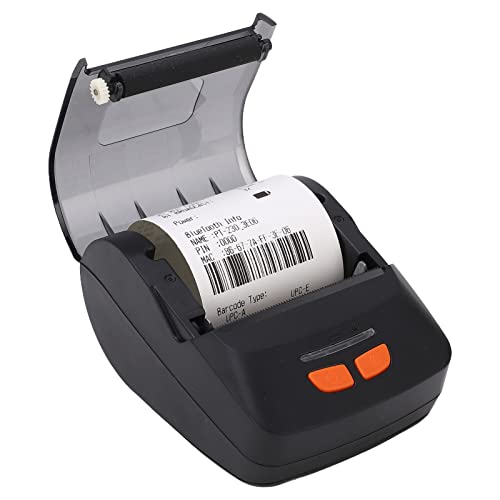 Fyearfly Etikettendrucker, 48 Mm Breite, Bluetooth-Thermodrucker Mit Etikettenpapier, Tragbarer POS-Barcode-Drucker, Schwarz-Weiß-Druckausgabe Fyearfly Etikettendrucker, 48 Mm Breite, Bluetooth-Thermodrucker Mit Etikettenpapier, Tragbarer POS-Barcode-Drucker, Schwarz-Weiß-Druckausgabe von Fyearfly