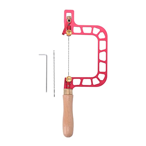 Fyearfly Holzbearbeitungssäge, Rahmen Schnell Saubere Drahtsäge, Sogar Multifunktionale Schneidedrahtsäge, für Handwerksprojekte, Schmuck DIY von Fyearfly