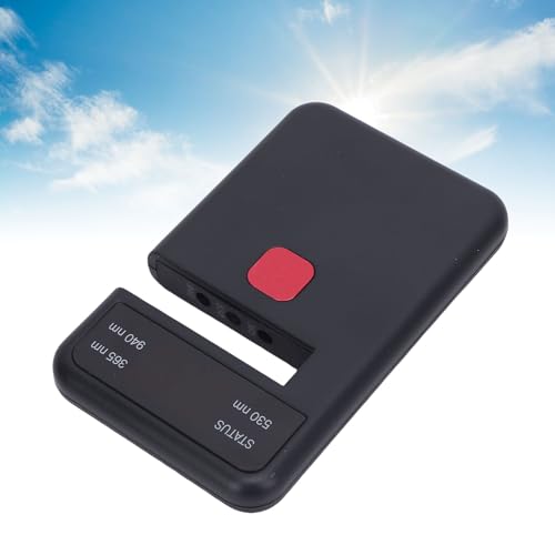 Fyearfly Lichtübertragungsmesser, Handheld -Material -Transmissionsmesser 1.14in Farbdisplay, für Plastikfilm, Auto -Seitenglas, Landwirtschaftliche Sonneneinstrahlung Film von Fyearfly