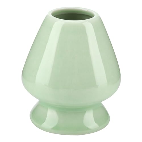 Fyearfly Matcha Whisk Ständer Chasen Halter Whisk Stand Ceramic Tea Accessoires mit Matcha Tee Setluft Trockenform (Grün) von Fyearfly