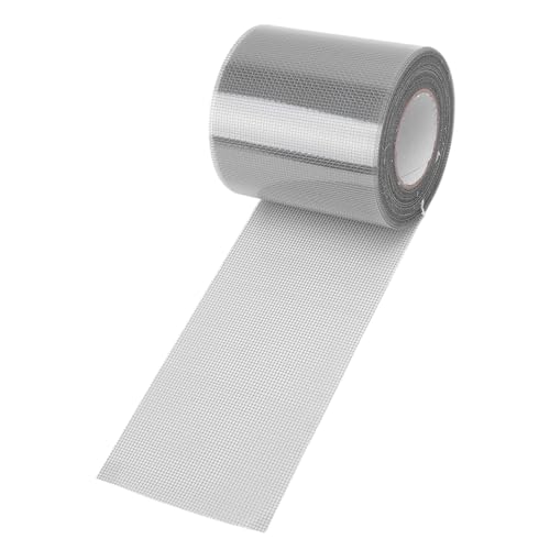 Fyearfly Mesh Bildschirm Reparaturband, 80mm x 9.15m Window Screen Repair Tape 1-Rolle Transparentes Selbstklebendes Mesh Screen Repair Patch, für Zelte, Camping (Grau) von Fyearfly