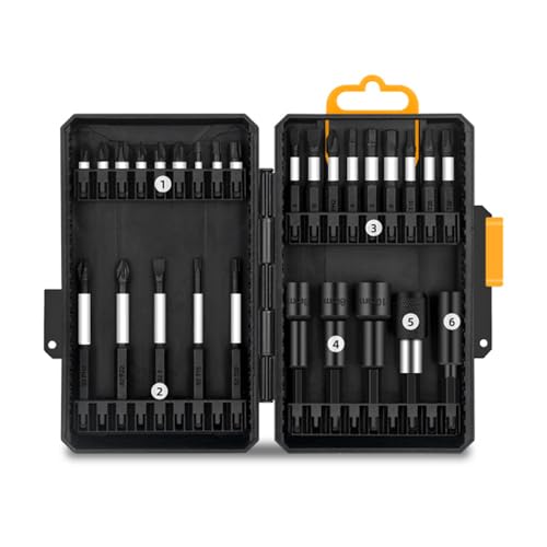 Fyearfly Multifunktions-S2-Bohrer-Set, 28-teilig, 1/4 Zoll Magnetstab, Aufbewahrungsbox Fyearfly Multifunktions-S2-Bohrer-Set, 28-teilig, 1/4 Zoll Magnetstab, Aufbewahrungsbox von Fyearfly