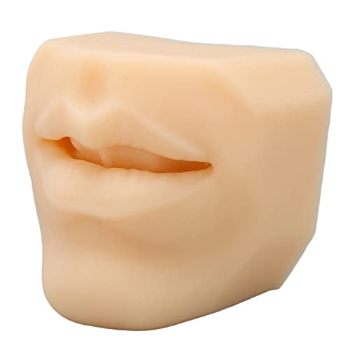 Fyearfly Mundmodell, menschliches Mund Modell weiches Silikon-Hoch Simulation, lebensechte Lippen-Modell für Schmuck-Display von Fyearfly