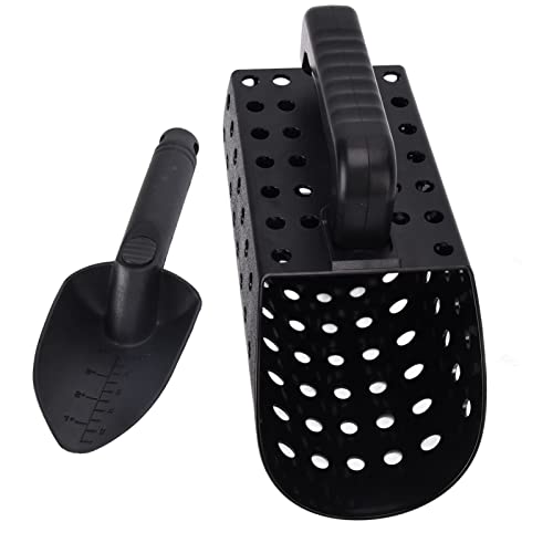 Fyearfly Sandsifter, Tragbares Bodensieb+Schaufelmetall -Erkennungswerkzeug Abs Effiziente Leichte Multi -Purpose -Schatzjäger für Kinder und Erwachsene von Fyearfly