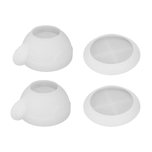 Fyearfly Silikonformen für Harz, Zement, Gips, mit Teetablett, 2 Sets enthalten, einzigartige Heimdekoration und Geschenkherstellung, 4 Stück von Fyearfly