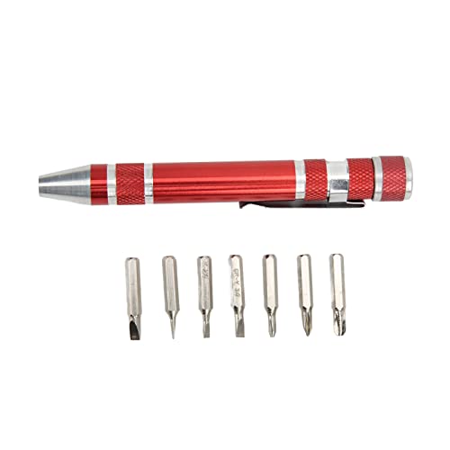 Fyearfly Taschen-Schraubendreher, 8-in-1 Mini-Stiftwerkzeug, magnetisch & vielseitig einsetzbar für feine Schrauben, kompaktes und tragbares Design Fyearfly Taschen-Schraubendreher, 8-in-1 Mini-Stiftwerkzeug, magnetisch & vielseitig einsetzbar für feine Schrauben, kompaktes und tragbares Design von Fyearfly