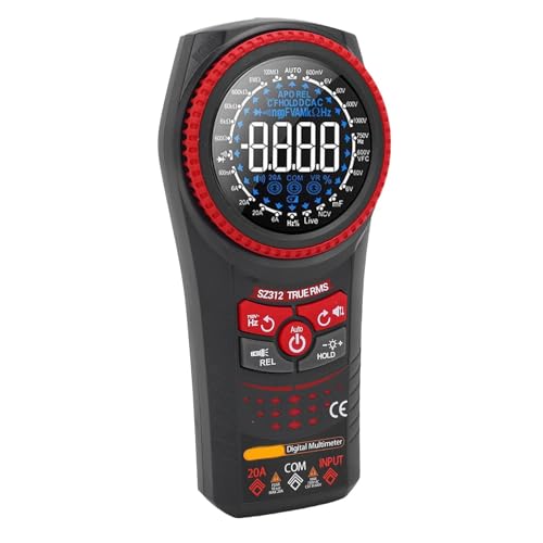 Fyearfly Turntable Multimeter, Digitales Rundes Zifferblatt Multimeter NCV Genaue Automatische Tragbare Elektrische Spannungsstrom -Widerstandskapazitätstester von Fyearfly