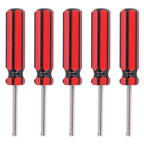 Fyearfly Ventilkernentferner-Set – 5-teiliges Stahlschraubendreher für Autos, LKWs, Motorräder, Fahrräder – langlebiges Werkzeug für einfache Reifenwartung von Fyearfly