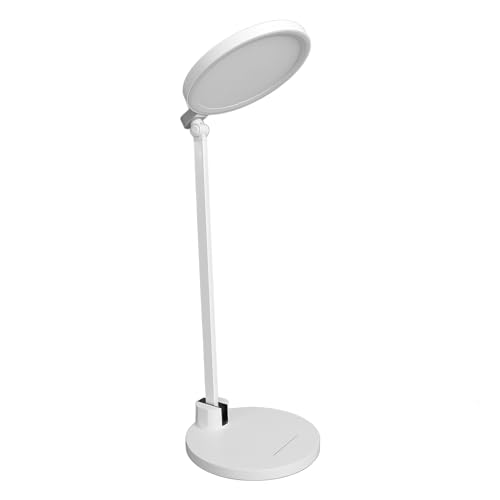 LED-Schreibtischlampe, 220–240 V, LED-Tischlampe, Augenschutz, 4 Helligkeitsstufen, 4000 K, Dimmbare Schreibtisch-Leselampe Für Zuhause, Büro, Schlafzimmer (EU-Stecker) von Fyearfly