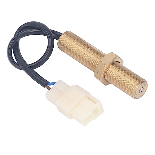 M16-Drehzahlsensor, Magnetoelektrischer Induktions-Drehzahlsensor M16 Gewinde Ip44 Schutz Generator Motor RPM Drehzahlmesser Sensor 50V, Für Tachometer (Weiblicher Adapter) von Fyearfly