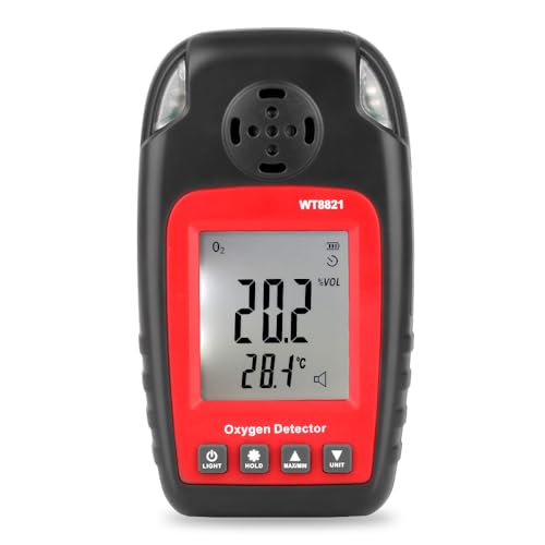 O2 Monitor, WT8821 Handheld Oxygen Content Detector - 0-25% VOL Oxygen Tester with LCD Display O2 Monitor, WT8821 Handheld Oxygen Content Detector - 0-25% VOL Oxygen Tester with LCD Display von Fyearfly