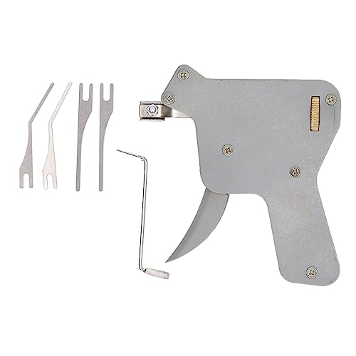 Schloss-Reparatur-Werkzeug, 6-teiliges Dietrich-Set, Manuelles Metall-Präzisions-Schlosser-Dietrich-Set, Notöffner, Für Vorhängeschlösser, Schubladentüren Schloss-Reparatur-Werkzeug, 6-teiliges Dietrich-Set, Manuelles Metall-Präzisions-Schlosser-Dietrich-Set, Notöffner, Für Vorhängeschlösser, Schubladentüren von Fyearfly