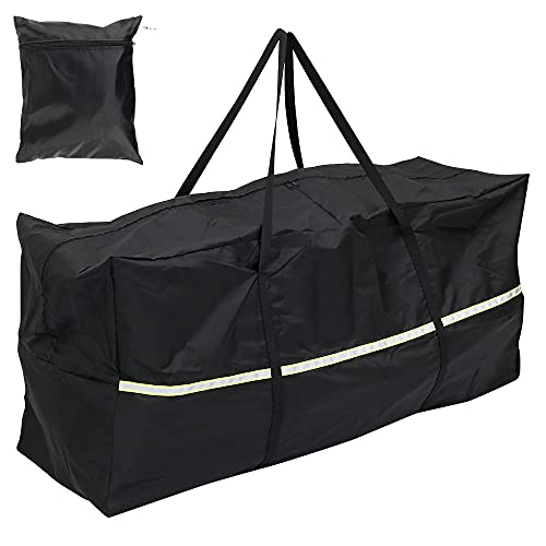 Aufbewahrungstasche Schutzhülle Auflagentasche Gartenauflagen Polsterauflagen Schutzhülle Wasserdicht Oxford 210D Mit Handgriff für Gartenauflagen Polsterauflagen Schutzhülle (1 pc, 173x76x51 cm) von Fyeme