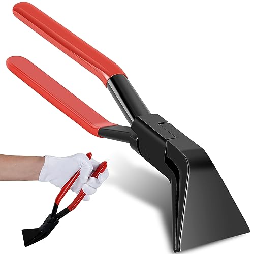 Blechbieger Hand Abkantzange Biegezange Kohlenstoffstahl Brüniert Gerade 0° Gewinkelt 45° und 90° Falzzangen für Dachdecker Klempner (45°) von Fyeme