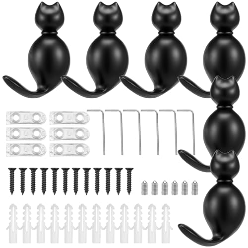 Fyeme 6 Stück Wandhaken Selbstklebend Stall Schlüsselhaken Cartoon Katze Metall Wandmontage Dauerhaft Kleiderhaken Kinder für Wanddekorationen Haus Küche Hüte Schlüssel Fyeme 6 Stück Wandhaken Selbstklebend Stall Schlüsselhaken Cartoon Katze Metall Wandmontage Dauerhaft Kleiderhaken Kinder für Wanddekorationen Haus Küche Hüte Schlüssel von Fyeme