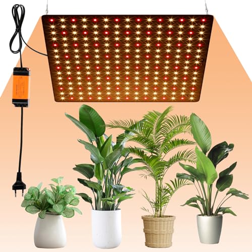 Fyeme Grow Light LED Pflanzenlampe 1000W Pflanzenlampe Led Vollspektrum Wachstumslampen mit Haken für Pflanzen für Zimmerpflanzen Gemüse Blume (weiß+rot) von Fyeme