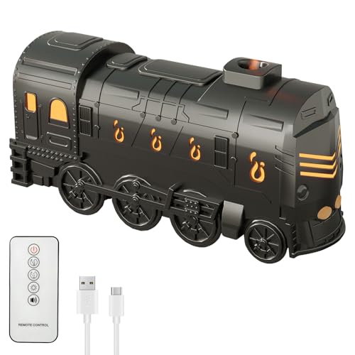 Luft Diffusor Zug 300ml Stumm Humidifier Train mit 2 Led-Farbe 2 Sprühmodi Dauert 12 Stunden Humidifier Aroma Diffuser Kann als Kaltnebel Luftbefeuchter Aroma Öl Diffuser Luft Diffusor Zug 300ml Stumm Humidifier Train mit 2 Led-Farbe 2 Sprühmodi Dauert 12 Stunden Humidifier Aroma Diffuser Kann als Kaltnebel Luftbefeuchter Aroma Öl Diffuser von Fyeme