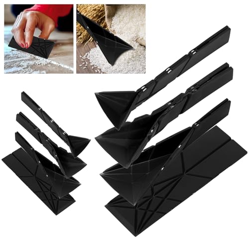 Polygons Flat 3-In-1 Measuring Spoons mit Magnetische Absaugung 2 Löffel mit 6 Verschiedenen Größen Polygons Measuring Spoon Silikon Faltbar Magnetic Measuring Spoons Set für Küchenhelfer (Schwarz) Polygons Flat 3-In-1 Measuring Spoons mit Magnetische Absaugung 2 Löffel mit 6 Verschiedenen Größen Polygons Measuring Spoon Silikon Faltbar Magnetic Measuring Spoons Set für Küchenhelfer (Schwarz) von Fyeme