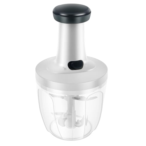 Zwiebelschneider Manuell Gemüseschneider Manuell Multifunktionschopper mit 360° Drehbare Klingen Push Leichte Reinigung Obstschneider für Schneiden von Gemüse Knoblauch Zwiebeln Obst Zwiebelschneider Manuell Gemüseschneider Manuell Multifunktionschopper mit 360° Drehbare Klingen Push Leichte Reinigung Obstschneider für Schneiden von Gemüse Knoblauch Zwiebeln Obst von Fyeme