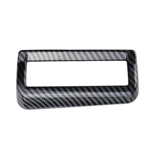 Armaturenbrett-Zierleiste Scheinwerfer Auto Scheinwerfer Schalter Taste Abdeckung Passend für Toyota Corolla Lampe Aufkleber Rahmen Zubehör(Carbon black) von Fymlok