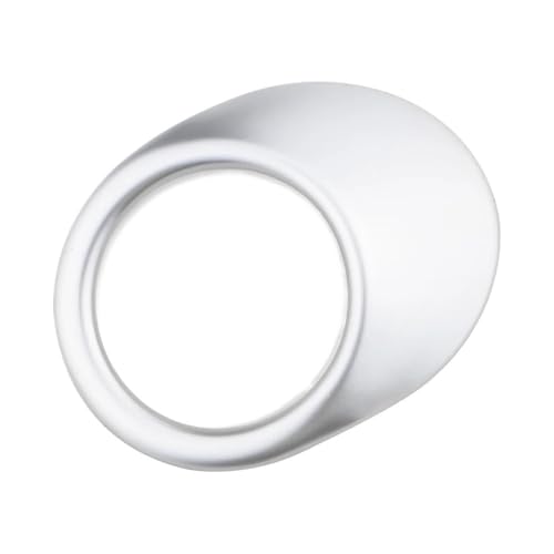 Armaturenbrett-Zierleiste Scheinwerfer Auto Scheinwerfer Schalter Taste Abdeckung Trim Aufkleber Passend für Volkswagen VW T-roc Troc 2018-2024 Zubehör(Matte silver) von Fymlok