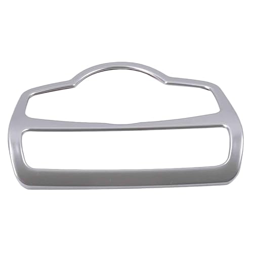 Armaturenbrett-Zierleiste Scheinwerfer Auto Styling Scheinwerfer Schalter Tasten Dekorative Abdeckungen Trim Innen Aufkleber Passend für Mercedes Benz W205 C Klasse GLC Zubehör(Sliver) von Fymlok