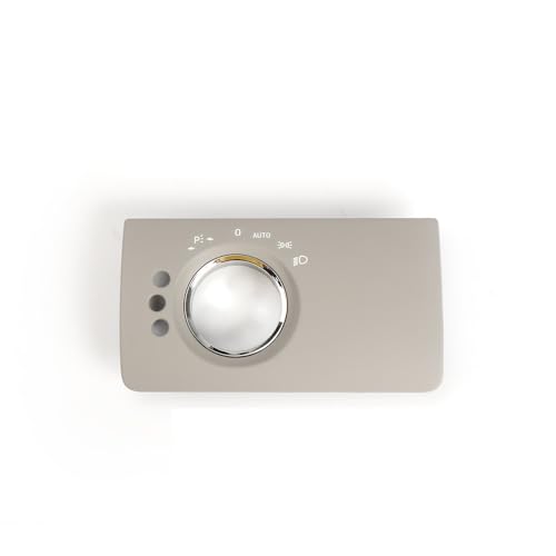 Armaturenbrett-Zierleiste Scheinwerfer Autoinnenscheinwerfer-Schalttafelverkleidung, Ersatz Passend für die Scheinwerfer-Tastentafel für Mercedes Benz ML GL W164 X164 300 350 450 500(Model B Grey) von Fymlok